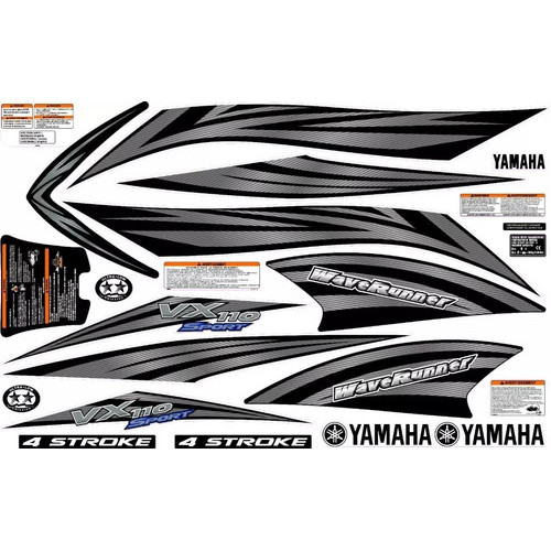 Kit Adesivo - Yamaha Vx 110 Sport Wave Runner Para Jet Ski