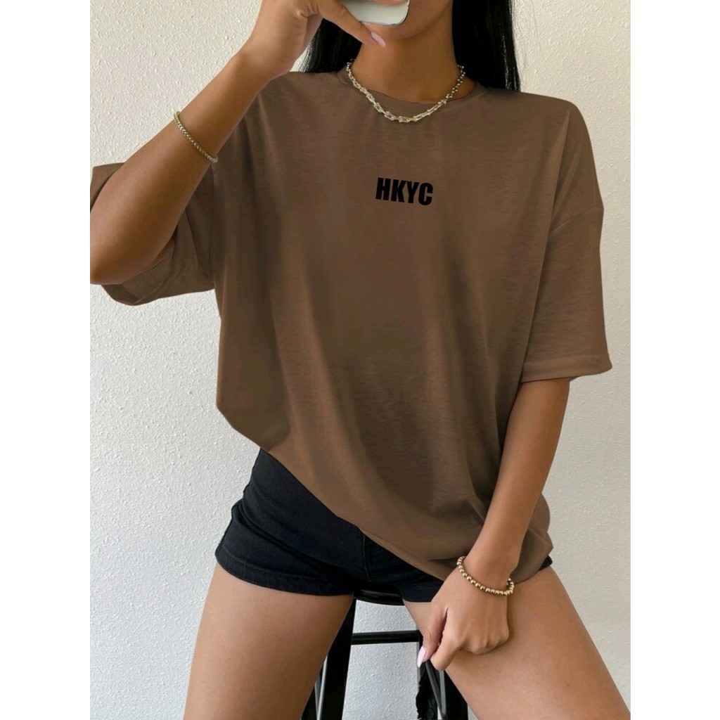 Camiseta  Feminina 100% Algodão Estampada Academia e Casual Super Estilosa Confortável