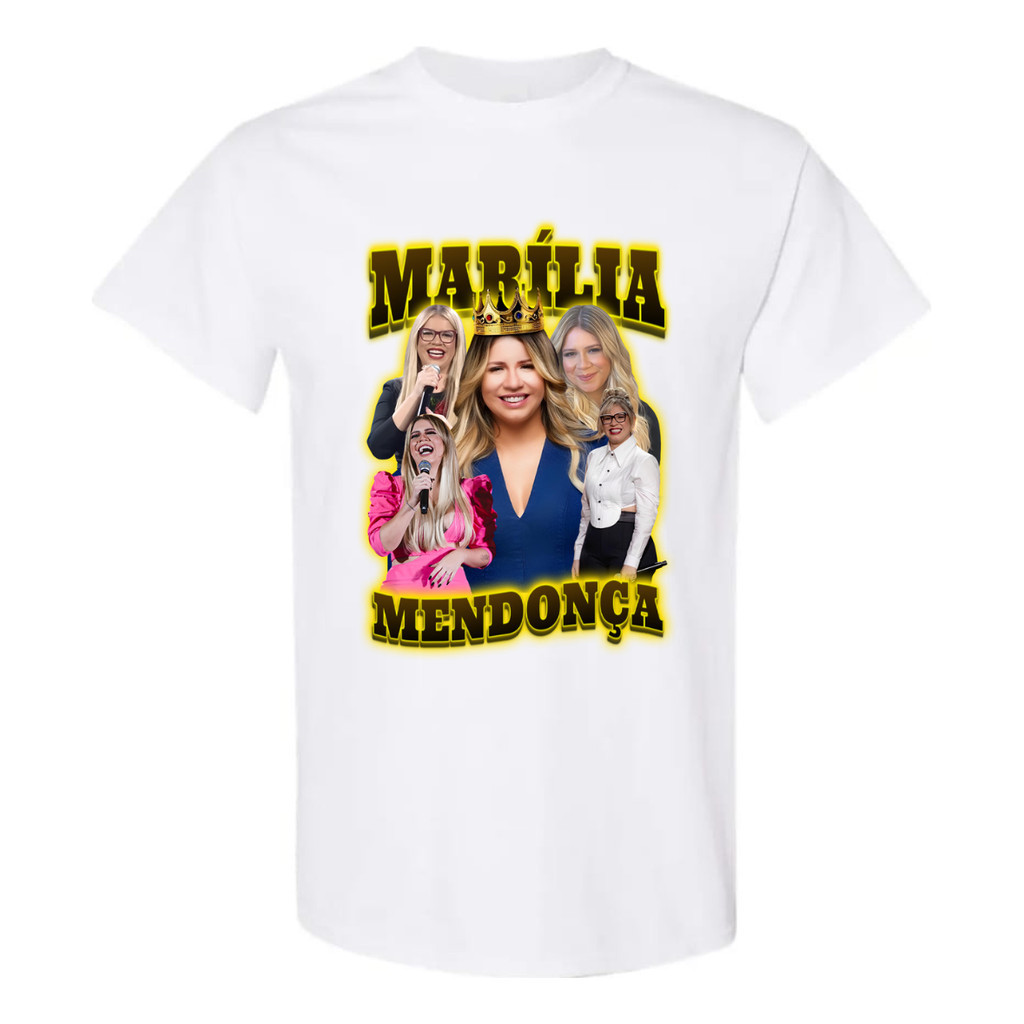 Camiseta T-shirt Marilia Mendonça Ana Castela Luan Santana