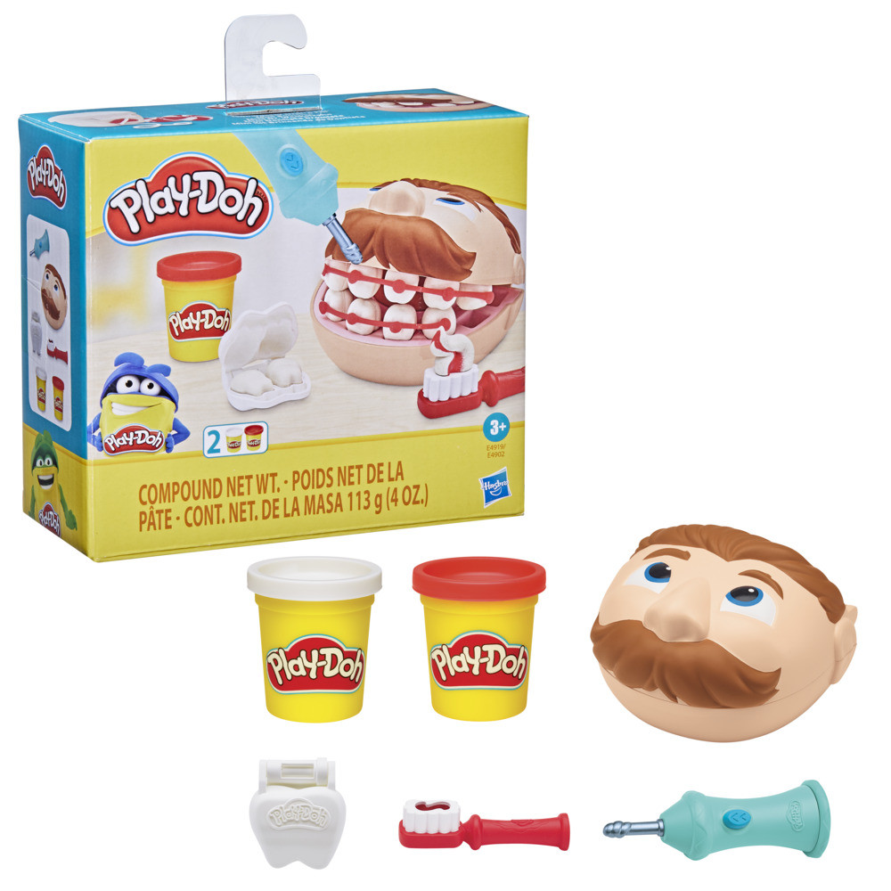 Massinha Play-Doh - Mini Kit Brincando De Dentista - Mom & Baby