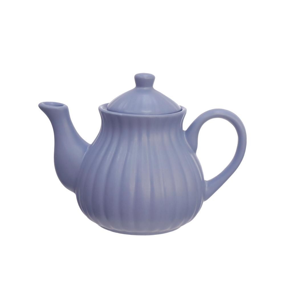 Bule de Cerâmica Bella 1L Azul Hauskraft