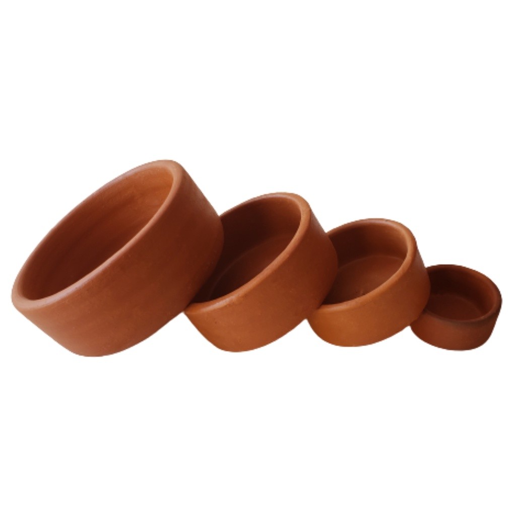 Comedouro / Bebedouro de Barro para pet pequeno e médio porte  Aves, Coelhos e Pequenos Roedores em Oferta na Shopee