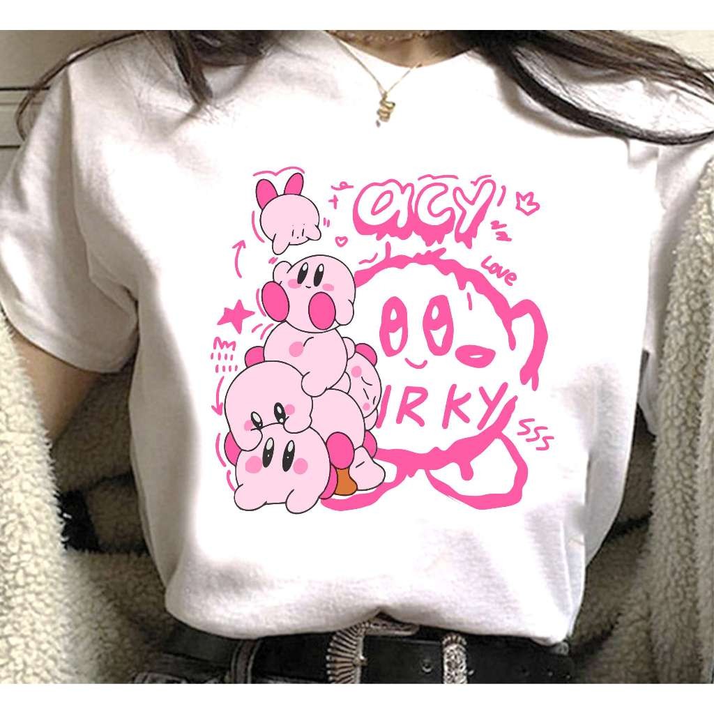 Camiseta Kirby  Aesthetic BrShop em Oferta na Shopee