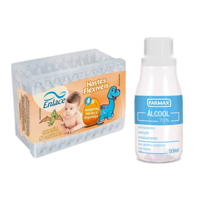 Kit higiene bebe coto UMBILICAL do bebe