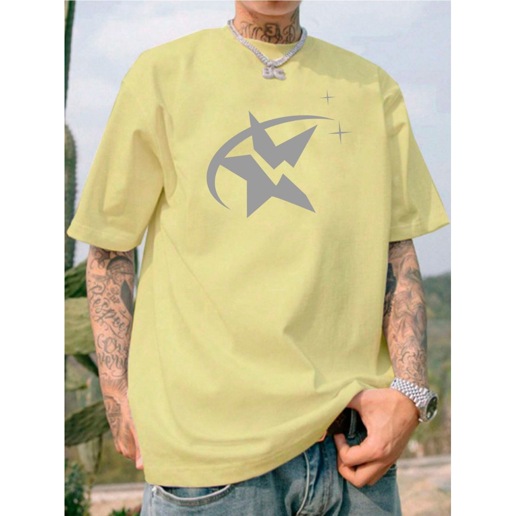 Camiseta Oversized Blogueiro Moda Gringa Tshirt Coleção Casual Chic Aesthetic Longline Streetwear