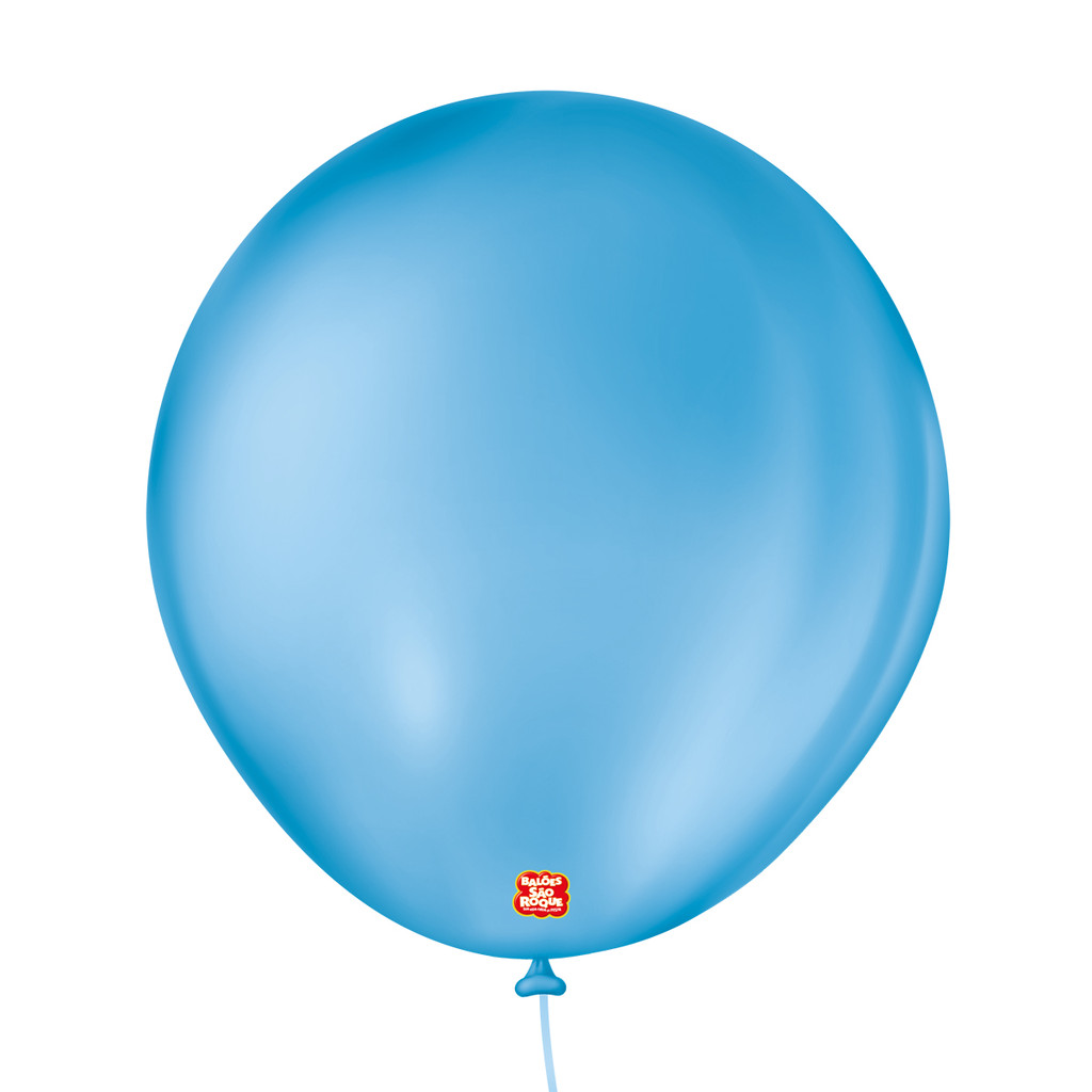 Balões São Roque Azul Turquesa Liso Red 8 Pol Pc 50un 156153