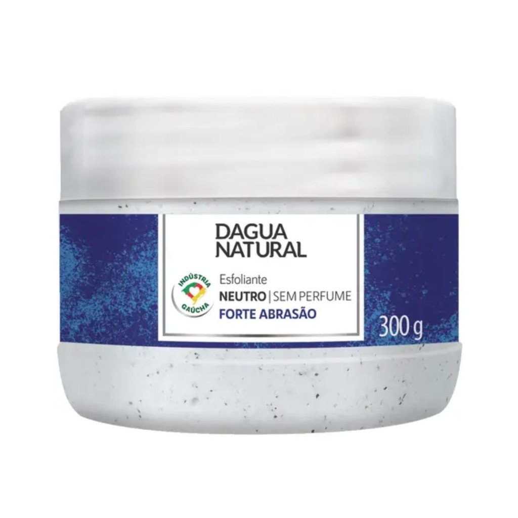 Creme Esfoliante Neutro Forte Abrasão 300g D'agua Natural