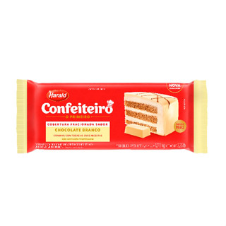 Cobertura em Barra Choc Branco Harald Confeiteiro - 1,010Kg - 1 unidade - Rizzo em Oferta na Shopee