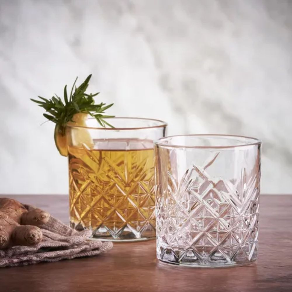 Conjunto 2 Copos de Vidro para Whisky TIimeless 345ml Pasabache Null NDI - Home & Living
