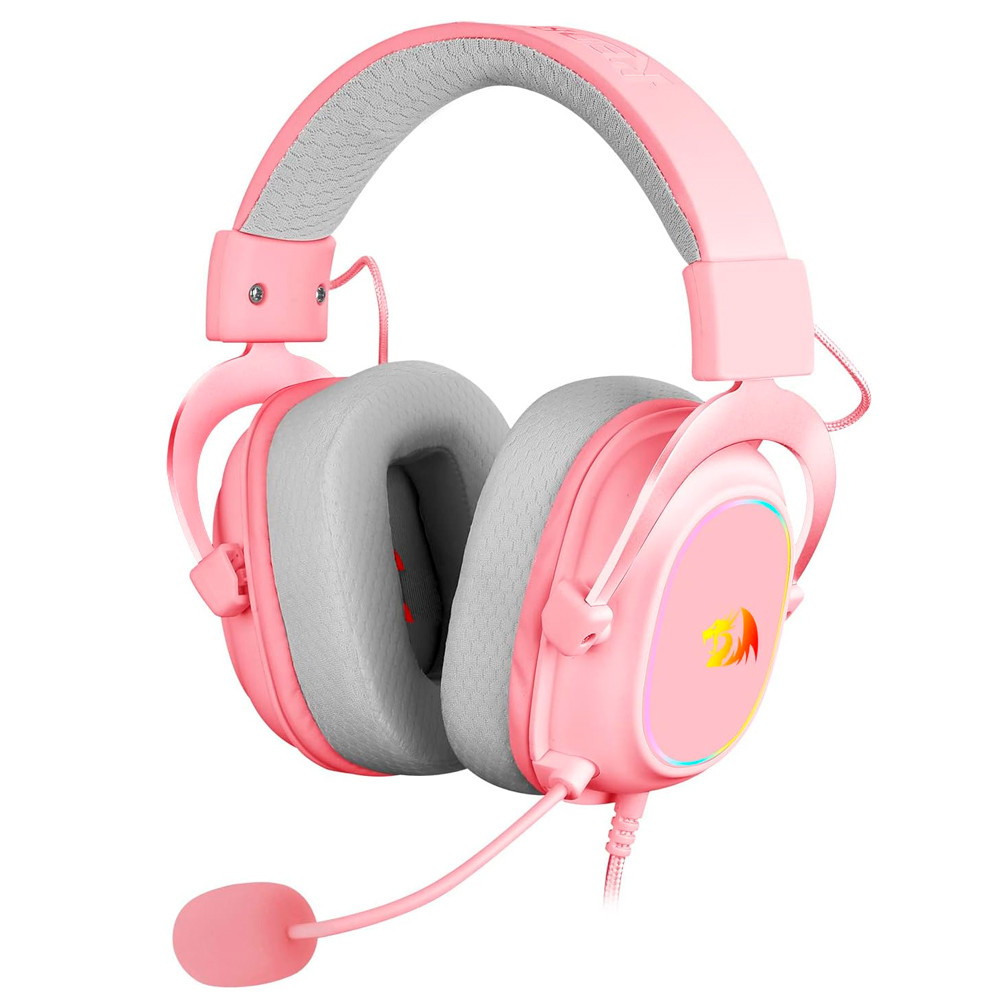 Headset Gamer Zeus Bubblegum X Rosa Rgb - Audio