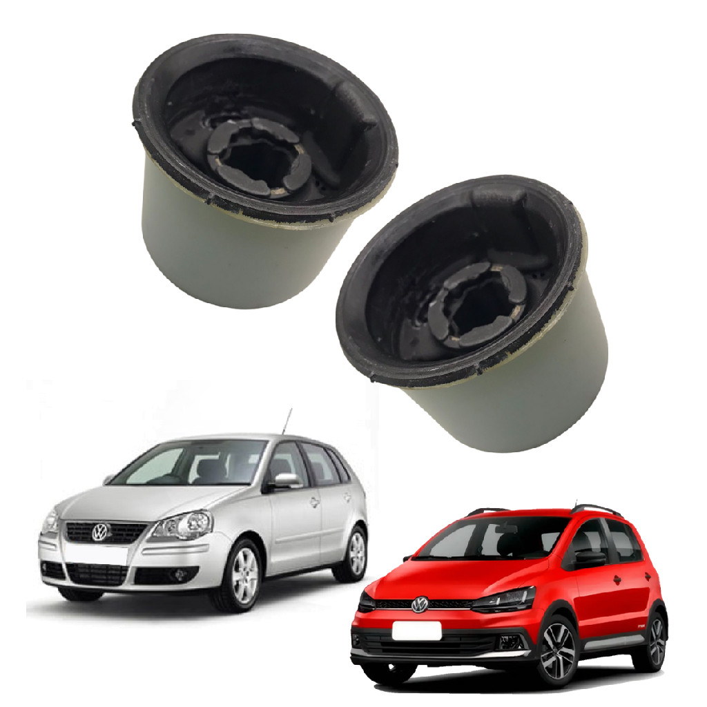 Par 2 bucha traseira bandeja Fox Polo Jetta Polo Tiguan