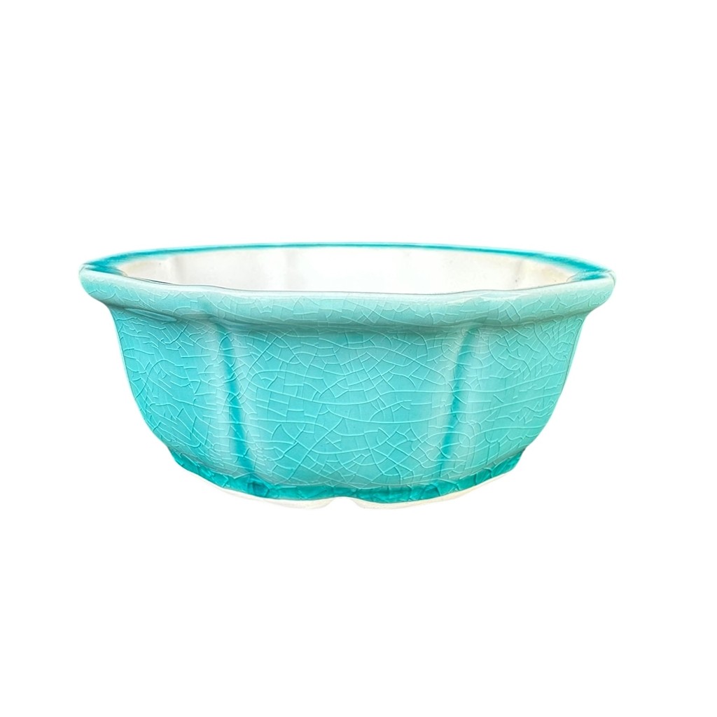 Vaso de ceramica redondo chines para bonsai 13,3x5 vasos yixing importado para suculentas plantas