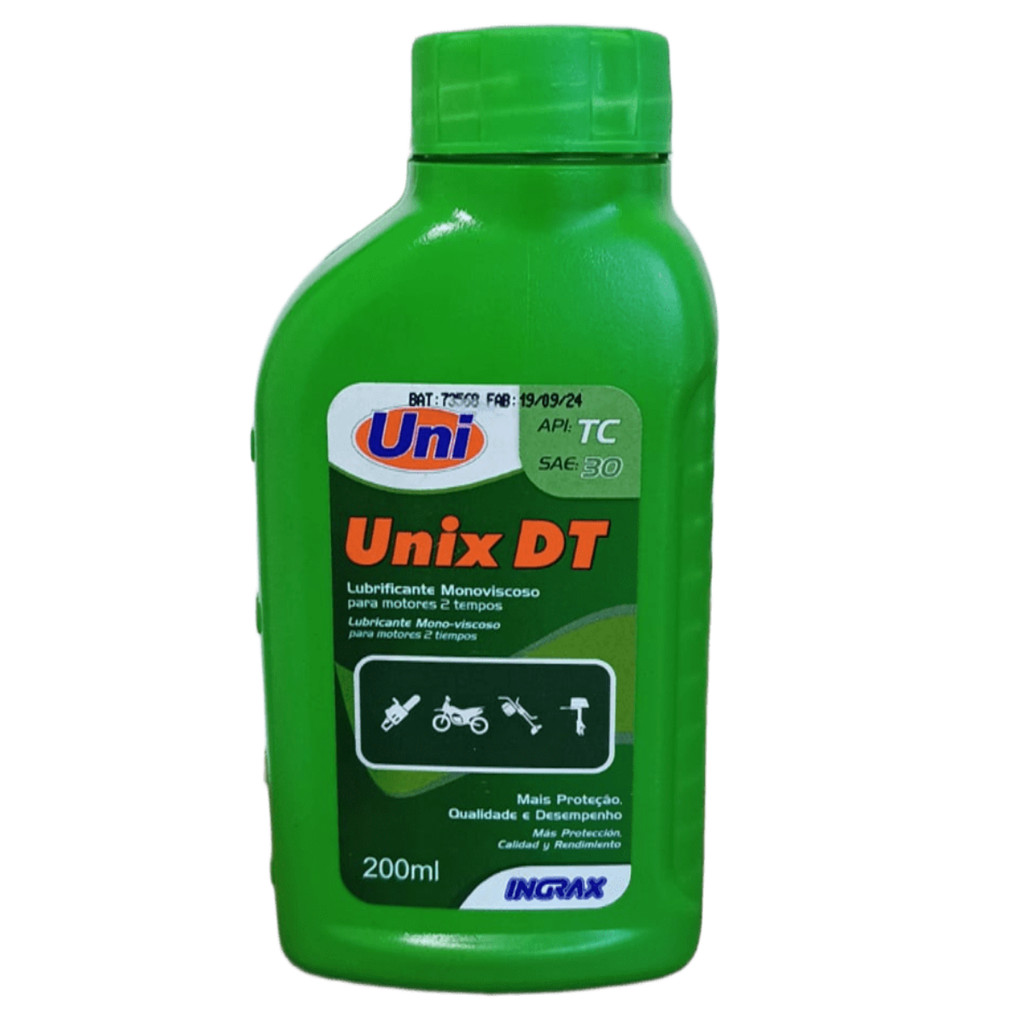 Óleo 2 Tempos Unix DT 200ml