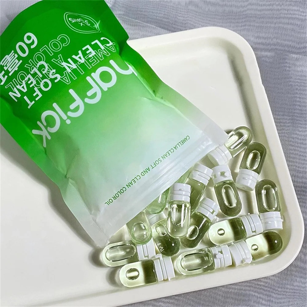 10/20/30 Pçs Óleo De Limpeza Camélia Secundário Lance Removedor De Maquiagem Profunda Viagem Portátil Único