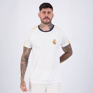 Camisa Real Madrid Dry Fit Branca em Oferta na Shopee