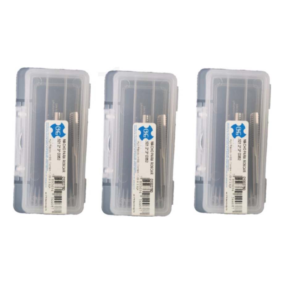 Macho Manual M5 M6 M8 (2,3) - Kit 3 Jogos - Marca Osg
