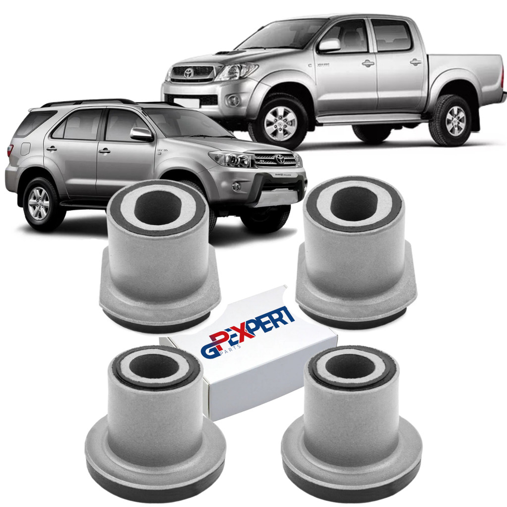 Kit 04 Buchas Caixa Setor Direção Hilux SW4 SRW 2005 2006 2007 2008 2009 2010 2011 2012 2013 2014 E 2015