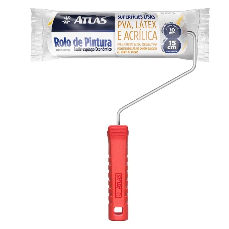 Rolo de Lã Sintética Antirrespingo - Atlas