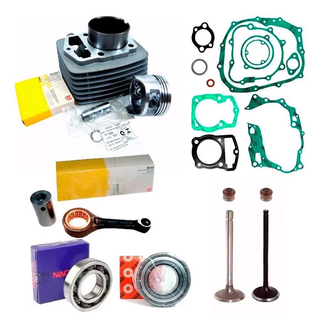 Kit CILINDRO Cbx 200 Strada Nx 200 Xr 200 COM PEÇAS JUNTAS