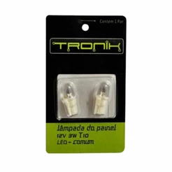 Par de LED Painel 12V 3W T10 Comum Tronik