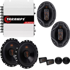 Kit 2 Vias Jbl 160w + Falante 6x9 E Módulo Amplificador Ts