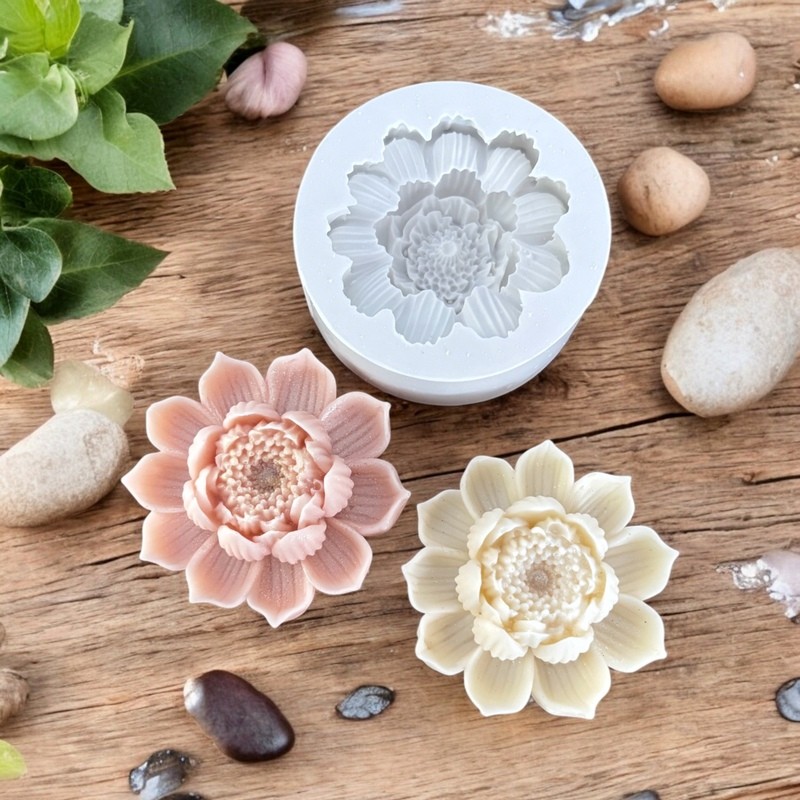Molde silicone Flor de Lotus Mod 2