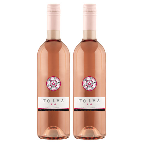 Vinho Rosado Seco Chileno Tolva Kit 2Un de 750ml - Food & Beverages