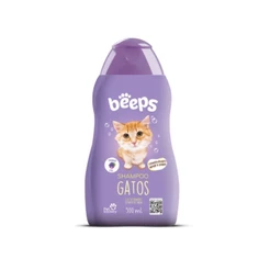 Shampoo Gatos Beeps Hidratante Pet Society Fragrância Uva500mL
