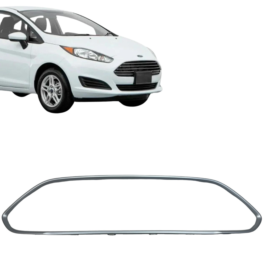 Friso Grade Parachoque Dianteira Cinza New Fiesta 2014/2018