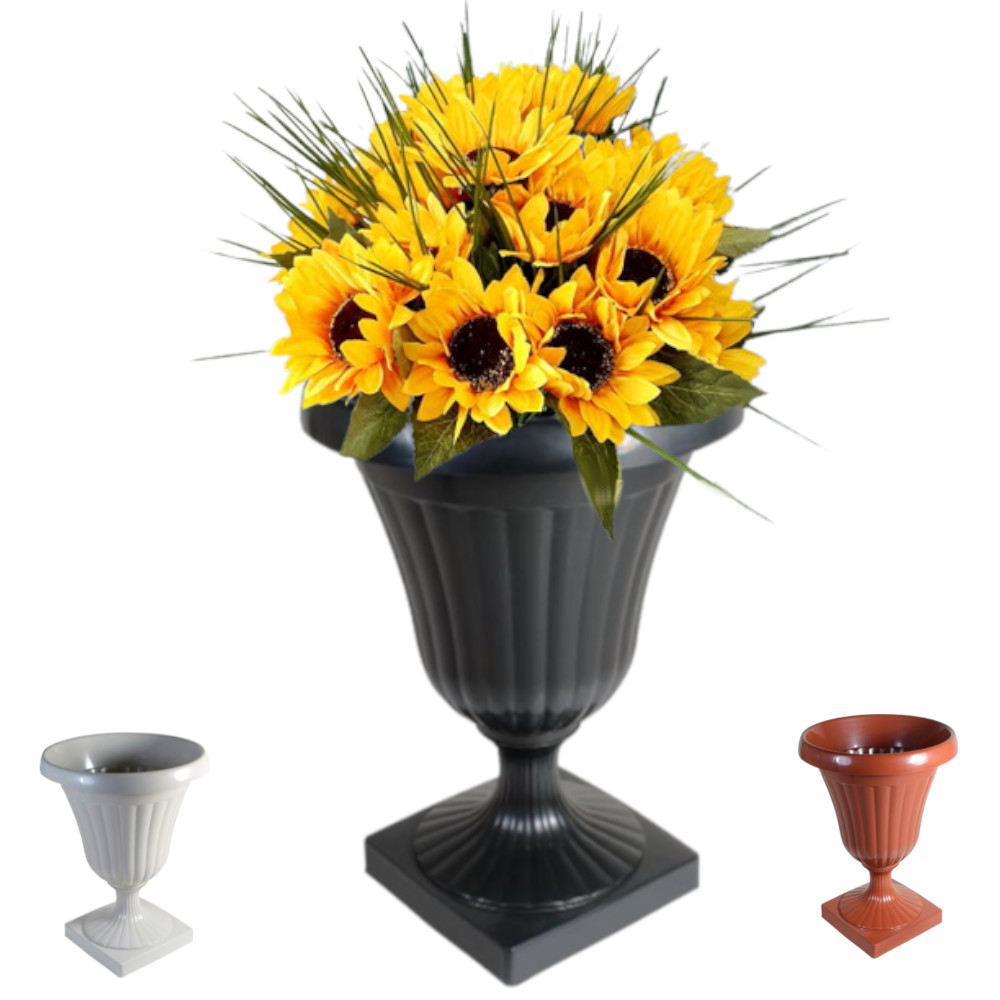 Vaso Decoração Cachepô Taça Super Alta 40cm Estilo Grego Afrodite para plantas ou eventos