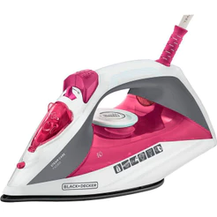 Ferro de Passar Roupa a Vapor Black + Decker Com Vapor Extra Antiaderente 220V 1200w Rosa