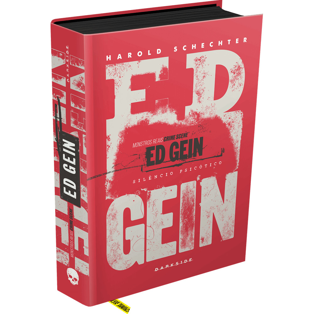 Capa do livro Livro - Ed Gein: Silêncio Psicótico - por Harold Schechter - Editora Darkside -