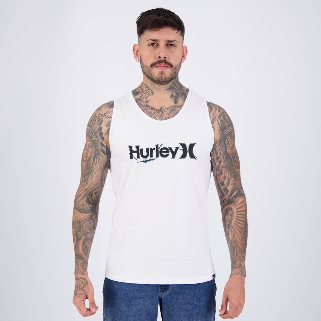 Regata Hurley Rash Branca - Men Clothes