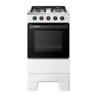 Fogão de Piso 4 Bocas Esmaltec F4ISB Ideal Pop | Mesa em Aço Inox, Acendimento Manual, Branco em Oferta na Shopee
