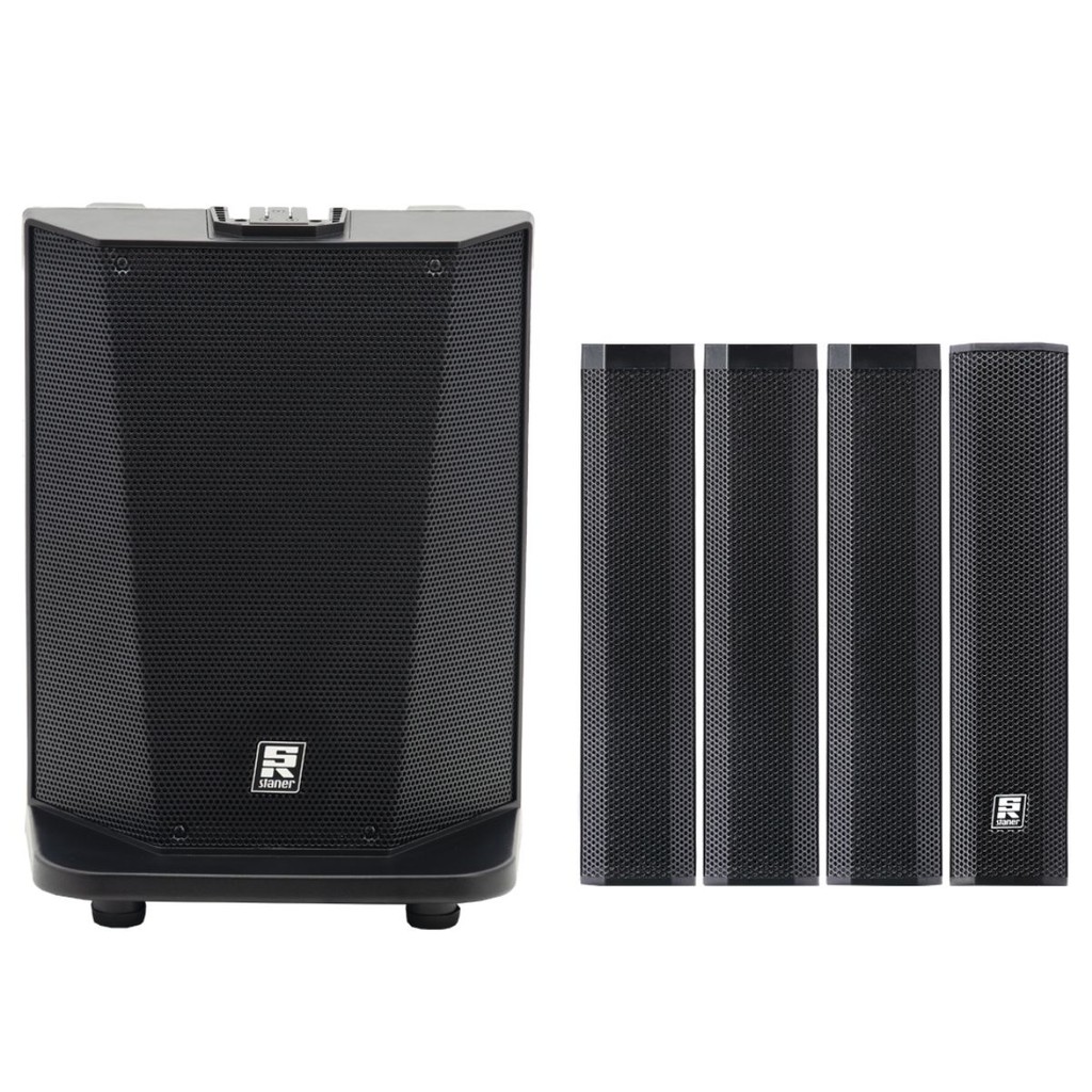 Caixa De Som Torre Ativa Line Array Staner TWS-410