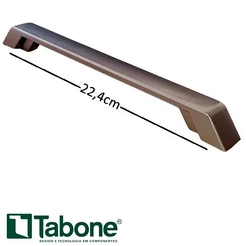 PUXADOR PVC 224mm PVO72 FOSCO TABONE