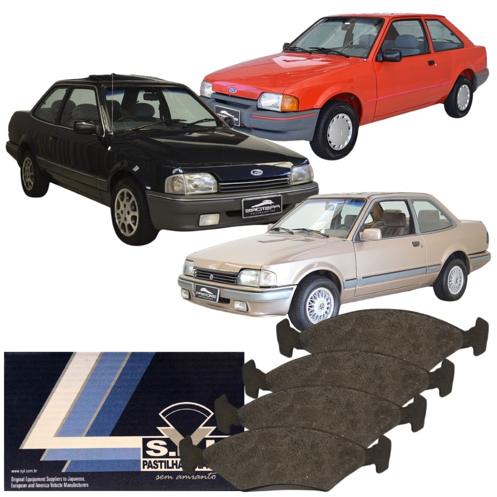 Pastilha De Freio Dianteiro S.y.l Ford Escort, Escort Hobby