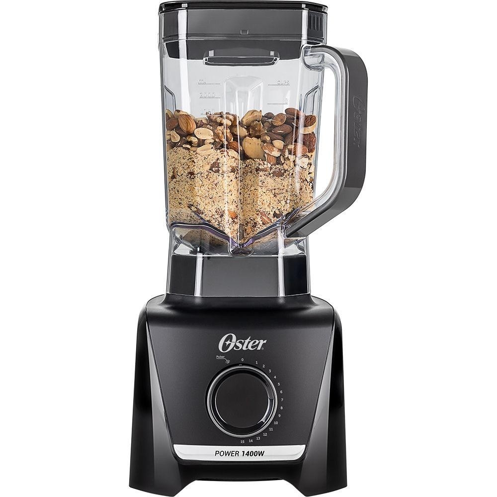 Liquidificador Oster OLIQ610 1.400W 15 Velocidades Preto em Oferta na Shopee