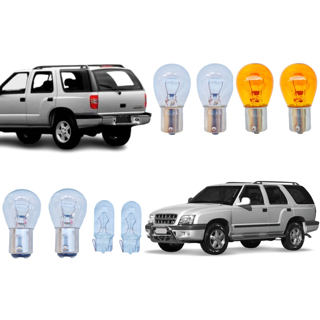 LÂMPADAS TRASEIRA SETA RÉ FREIO FORD S10 BLAZER 1996 A 2011