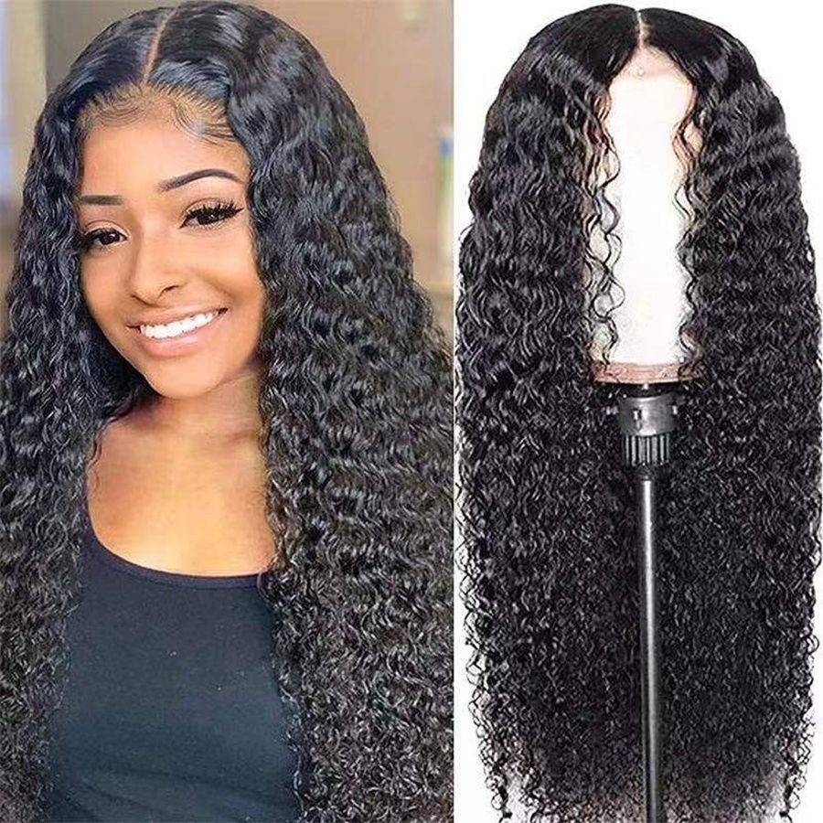 Peruca de seda de milho europeu americano senhoras peruca africano longo cabelo encaracolado resistente a altas temperat