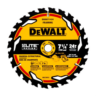 Lâmina de Serra Circular 185mm (7.1/4") 24 Dentes para Madeira Dewalt DWAW71424-Z em Oferta na Shopee
