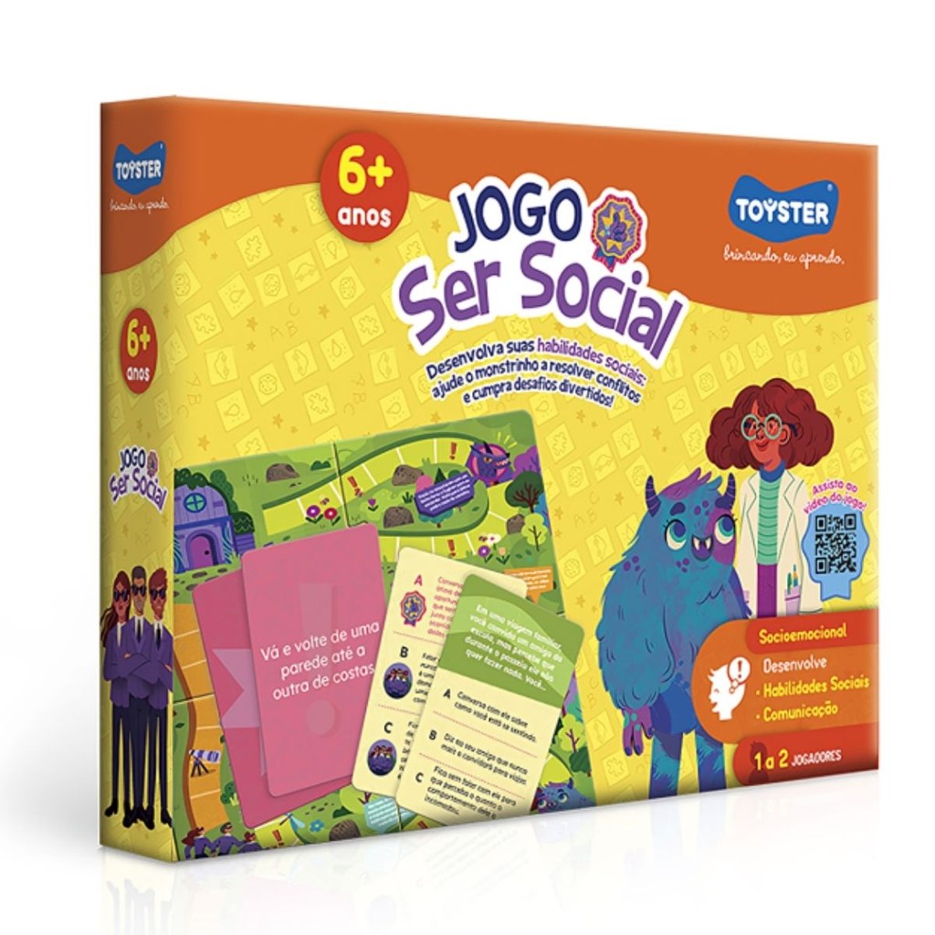Jogo Ser Social Cartas 03272 - Toyster em Oferta na Shopee