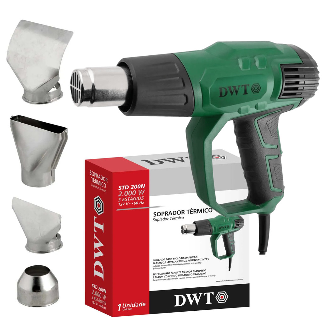 Soprador Termico Potente 2000W STD200 DWT