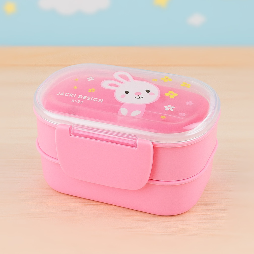 Marmita Pote Infantil Escolar C/ Divisória Pote Lancheira Coelhinho Resistente em Oferta na Shopee