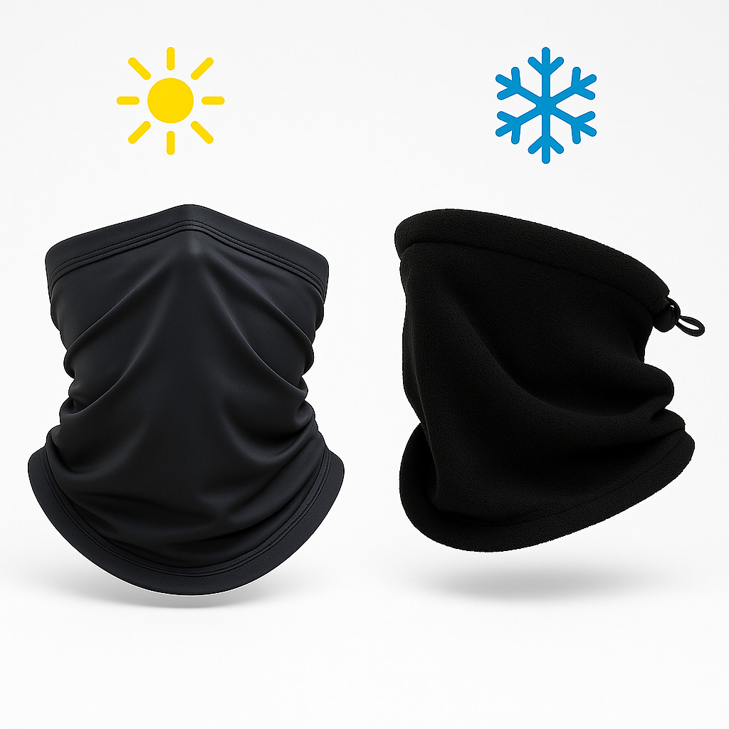 Kit 2 Pescoceira Gola Balaclava Máscara de Proteção Bandana Uv50 Frio em Oferta na Shopee