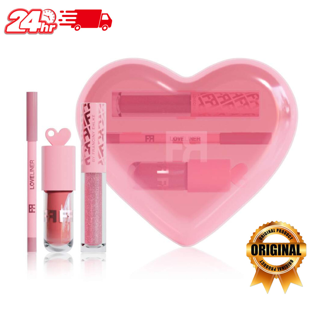Kit Love Fran By Franciny Ehlke Love 2 Gloss + 1 Lápis Labial (LOVECHILLI + LIPLOVE + LOVE...