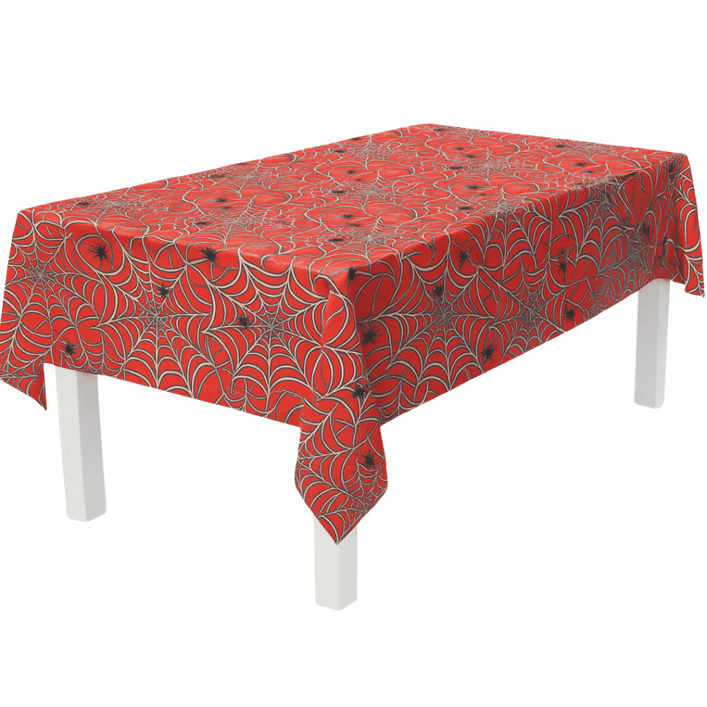 Toalha De Mesa Tnt Teia Homem Aranha 1,40x2,00m