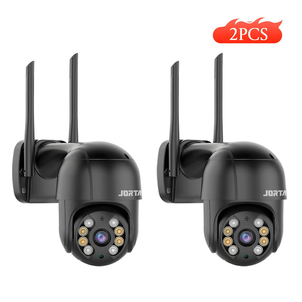 Kits 2 Câmera De Segurança wi-fi externa IP66 Prova D'água 1080P ICSEE bidirecional Icsee