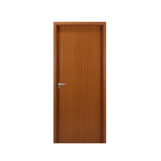 Kit Porta de Madeira Lisa 215x64cm com Batente de Mdf Ultra 12cm Melamínico Mgm Abertura Direita Mogno em Oferta na Shopee