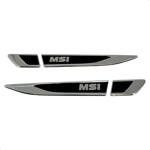 Kit 4 Emblema Lateral Msi Completo Polo E Virtus Vw